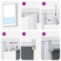 vidaXL Verdunkelungsrollo Gelb 155x210cm Stoffbreite 151,6cm Polyester vidaXL Verdunkelungsrollo Gelb 155x210cm Stoffbreite 151,6cm Polyester