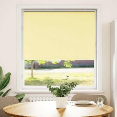 vidaXL Verdunkelungsrollo Gelb 100x130 cm Stoffbreite 95,7cm Polyester