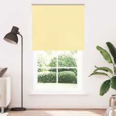 vidaXL Verdunkelungsrollo Gelb 130x230cm Stoffbreite 126,6cm Polyester