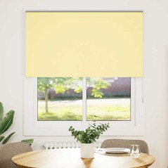 vidaXL Verdunkelungsrollo Gelb 130x150cm Stoffbreite 126,6cm Polyester