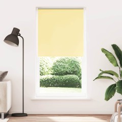 vidaXL Verdunkelungsrollo Gelb 95x230 cm Stoffbreite 90,7 cm Polyester