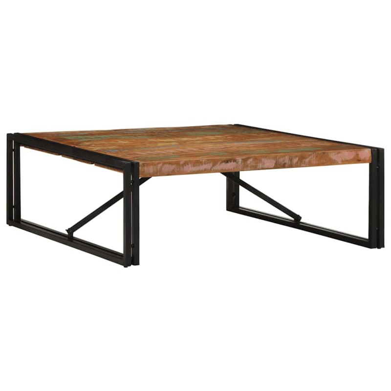 vidaXL Couchtisch Mehrfarbig 100x100x35 cm Altholz Massivholz vidaXL Couchtisch Mehrfarbig 100x100x35 cm Altholz Massivholz