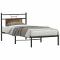 vidaXL Bettgestell ohne Matratze Räuchereiche 80x200 cm Holzwerkstoff vidaXL Bettgestell ohne Matratze Räuchereiche 80x200 cm Holzwerkstoff