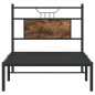 vidaXL Bettgestell ohne Matratze Räuchereiche 80x200 cm Holzwerkstoff vidaXL Bettgestell ohne Matratze Räuchereiche 80x200 cm Holzwerkstoff