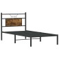 vidaXL Bettgestell ohne Matratze Räuchereiche 90x200 cm Holzwerkstoff vidaXL Bettgestell ohne Matratze Räuchereiche 90x200 cm Holzwerkstoff