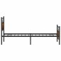 vidaXL Bettgestell ohne Matratze Räuchereiche 100x190 cm Holzwerkstoff vidaXL Bettgestell ohne Matratze Räuchereiche 100x190 cm Holzwerkstoff
