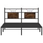 vidaXL Bettgestell ohne Matratze Räuchereiche 140x190 cm Holzwerkstoff vidaXL Bettgestell ohne Matratze Räuchereiche 140x190 cm Holzwerkstoff