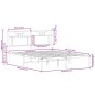 vidaXL Bettgestell ohne Matratze Räuchereiche 140x190 cm Holzwerkstoff vidaXL Bettgestell ohne Matratze Räuchereiche 140x190 cm Holzwerkstoff