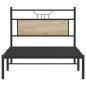 vidaXL Bettgestell ohne Matratze Sonoma-Eiche 107x203 cm Holzwerkstoff vidaXL Bettgestell ohne Matratze Sonoma-Eiche 107x203 cm Holzwerkstoff