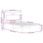 vidaXL Bettgestell ohne Matratze Sonoma-Eiche 107x203 cm Holzwerkstoff vidaXL Bettgestell ohne Matratze Sonoma-Eiche 107x203 cm Holzwerkstoff