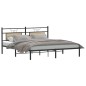 vidaXL Bettgestell ohne Matratze Sonoma-Eiche 160x200 cm Holzwerkstoff vidaXL Bettgestell ohne Matratze Sonoma-Eiche 160x200 cm Holzwerkstoff