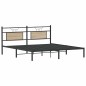 vidaXL Bettgestell ohne Matratze Sonoma-Eiche 160x200 cm Holzwerkstoff vidaXL Bettgestell ohne Matratze Sonoma-Eiche 160x200 cm Holzwerkstoff