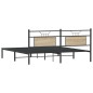 vidaXL Bettgestell ohne Matratze Sonoma-Eiche 160x200 cm Holzwerkstoff vidaXL Bettgestell ohne Matratze Sonoma-Eiche 160x200 cm Holzwerkstoff