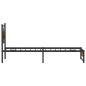 vidaXL Bettgestell ohne Matratze Räuchereiche 75x190 cm Holzwerkstoff vidaXL Bettgestell ohne Matratze Räuchereiche 75x190 cm Holzwerkstoff