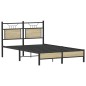 vidaXL Bettgestell ohne Matratze Sonoma-Eiche 120x200 cm Holzwerkstoff vidaXL Bettgestell ohne Matratze Sonoma-Eiche 120x200 cm Holzwerkstoff