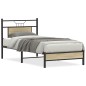 vidaXL Bettgestell ohne Matratze Sonoma-Eiche 90x200 cm Holzwerkstoff vidaXL Bettgestell ohne Matratze Sonoma-Eiche 90x200 cm Holzwerkstoff