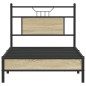 vidaXL Bettgestell ohne Matratze Sonoma-Eiche 90x200 cm Holzwerkstoff vidaXL Bettgestell ohne Matratze Sonoma-Eiche 90x200 cm Holzwerkstoff