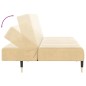 vidaXL Schlafsofa 2-Sitzer Creme Samt vidaXL Schlafsofa 2-Sitzer Creme Samt