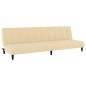 vidaXL Schlafsofa 2-Sitzer Creme Samt vidaXL Schlafsofa 2-Sitzer Creme Samt