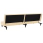vidaXL Schlafsofa 2-Sitzer Creme Samt vidaXL Schlafsofa 2-Sitzer Creme Samt