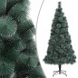Künstlicher Weihnachtsbaum LEDs & Kugeln Grün 120 cm PVC & PE Künstlicher Weihnachtsbaum LEDs & Kugeln Grün 120 cm PVC & PE