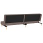 vidaXL Schlafsofa 2-Sitzer mit 2 Kissen Taupe Stoff vidaXL Schlafsofa 2-Sitzer mit 2 Kissen Taupe Stoff