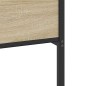 vidaXL Metallbett ohne Matratze Sonoma-Eiche 160x200 cm vidaXL Metallbett ohne Matratze Sonoma-Eiche 160x200 cm