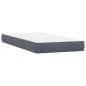 vidaXL Boxspringbett mit Matratze Dunkelgrau 90x220 cm Samt vidaXL Boxspringbett mit Matratze Dunkelgrau 90x220 cm Samt