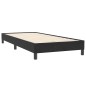 vidaXL Boxspringbett mit Matratze Schwarz 80x220 cm Samt vidaXL Boxspringbett mit Matratze Schwarz 80x220 cm Samt