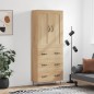 Highboard Sonoma-Eiche 69,5x34x180 cm Holzwerkstoff Highboard Sonoma-Eiche 69,5x34x180 cm Holzwerkstoff