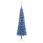 Weihnachtsbaum Schlank mit LEDs & Kugeln Blau 240 cm Weihnachtsbaum Schlank mit LEDs & Kugeln Blau 240 cm