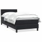 vidaXL Boxspringbett mit Matratze Schwarz 80x210 cm Samt vidaXL Boxspringbett mit Matratze Schwarz 80x210 cm Samt