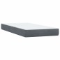 vidaXL Boxspringbett mit Matratze Dunkelgrau 80x210 cm Samt vidaXL Boxspringbett mit Matratze Dunkelgrau 80x210 cm Samt