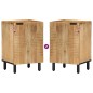 vidaXL Badschrank Braun 38x33,5x58 cm Massivholz Mango vidaXL Badschrank Braun 38x33,5x58 cm Massivholz Mango