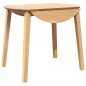 vidaXL Esstisch Natur Massivholz Gummibaumholz vidaXL Esstisch Natur Massivholz Gummibaumholz