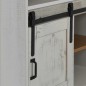 vidaXL Weinschrank HALDEN mit Weinregalen und Schiebetür Weiß Kiefer vidaXL Weinschrank HALDEN mit Weinregalen und Schiebetür Weiß Kiefer