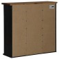 vidaXL Hängeschrank HALDEN 2 Schiebetüren Schwarz 75x22,5x70 cm Kiefer vidaXL Hängeschrank HALDEN 2 Schiebetüren Schwarz 75x22,5x70 cm Kiefer