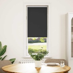 vidaXL Verdunkelungsrollo Schwarz 45x150 cm Stoffbreite 40,7 cm