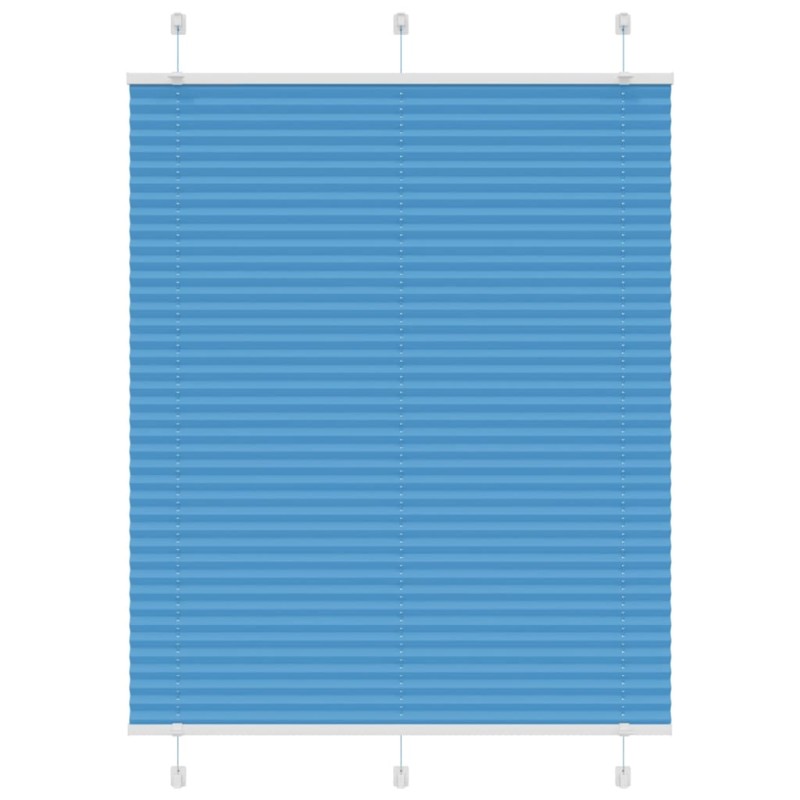vidaXL Plissee Blau 110x100 cm Stoffbreite 109,4 cm Polyester vidaXL Plissee Blau 110x100 cm Stoffbreite 109,4 cm Polyester