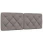 vidaXL Bettgestell mit LED ohne Matratze Taupe 140x200 cm Stoff vidaXL Bettgestell mit LED ohne Matratze Taupe 140x200 cm Stoff