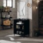 vidaXL Sideboard Schwarz 57x35x70 cm Holzwerkstoff vidaXL Sideboard Schwarz 57x35x70 cm Holzwerkstoff