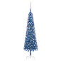 Weihnachtsbaum Schlank mit LEDs & Kugeln Blau 210 cm Weihnachtsbaum Schlank mit LEDs & Kugeln Blau 210 cm