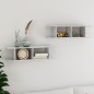 vidaXL Wandregale 2 Stk. Betongrau 75x18x20 cm Holzwerkstoff vidaXL Wandregale 2 Stk. Betongrau 75x18x20 cm Holzwerkstoff