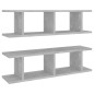 vidaXL Wandregale 2 Stk. Betongrau 75x18x20 cm Holzwerkstoff vidaXL Wandregale 2 Stk. Betongrau 75x18x20 cm Holzwerkstoff