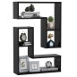 vidaXL Wandregale 2 Stk. Schwarz 50x15x50 cm Holzwerkstoff vidaXL Wandregale 2 Stk. Schwarz 50x15x50 cm Holzwerkstoff