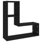 vidaXL Wandregale 2 Stk. Schwarz 50x15x50 cm Holzwerkstoff vidaXL Wandregale 2 Stk. Schwarz 50x15x50 cm Holzwerkstoff
