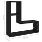 vidaXL Wandregale 2 Stk. Schwarz 50x15x50 cm Holzwerkstoff vidaXL Wandregale 2 Stk. Schwarz 50x15x50 cm Holzwerkstoff
