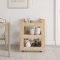vidaXL Küchenwagen Sonoma-Eiche 60x45x80 cm Holzwerkstoff vidaXL Küchenwagen Sonoma-Eiche 60x45x80 cm Holzwerkstoff