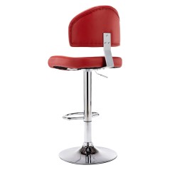 vidaXL Barhocker Weinrot Kunstleder