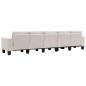 vidaXL 5-Sitzer-Sofa Creme Stoff vidaXL 5-Sitzer-Sofa Creme Stoff